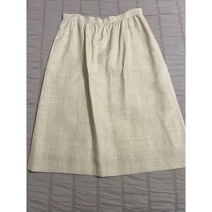 Union Made in USA Evan Picone Petite's Size 12 Skirt Beige